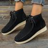 Fashion Autumn Women's High Top Sneakers New Lace Up Flat Shoes for  Ankle Boots Outfoor Casual  Heel Women's Shoes
