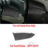 Carbon Fiber Side Air Vent Dashboard Center Console Gear Shift Panel Car Interior Accessories Sticker For Ford Fiesta 2011-
