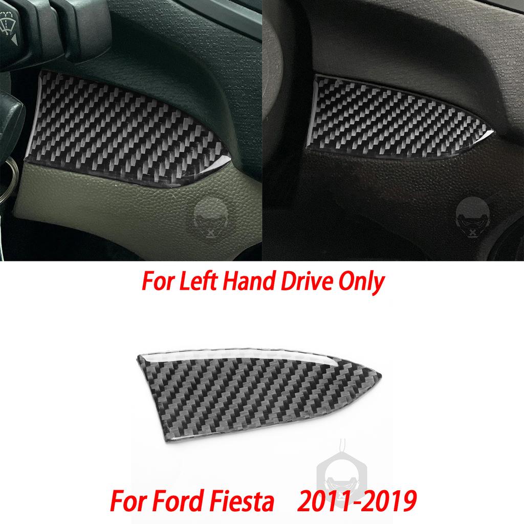 Carbon Fiber Side Air Vent Dashboard Center Console Gear Shift Panel Car Interior Accessories Sticker For Ford Fiesta 2011-