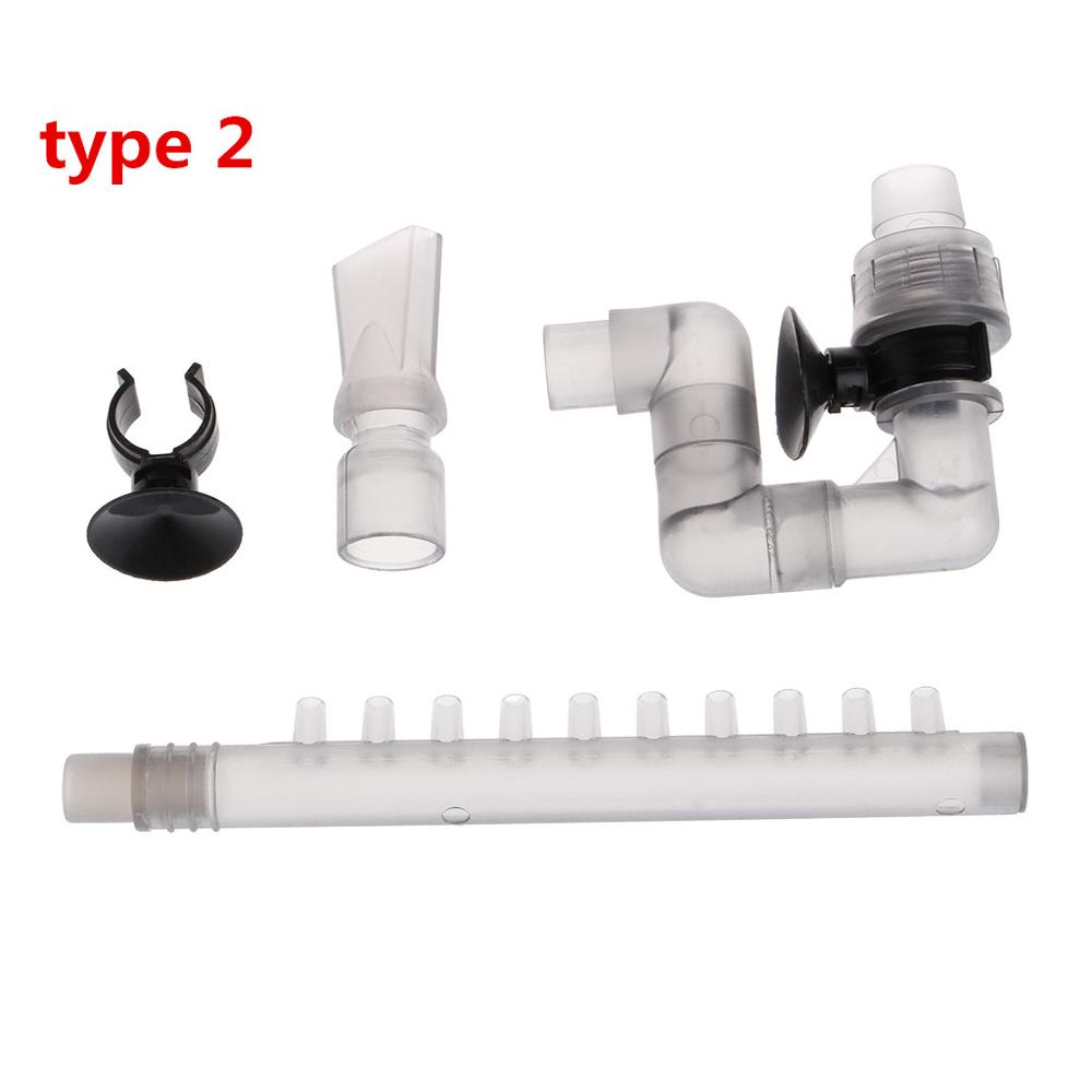 HW-602B/HW-603B Water Inflow Outflow Tube Pipe Fish Tank Aquarium Filter External Parts Inlet Outlet Accessories Set