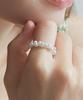 Charmy Oval Pearl Bead Ring