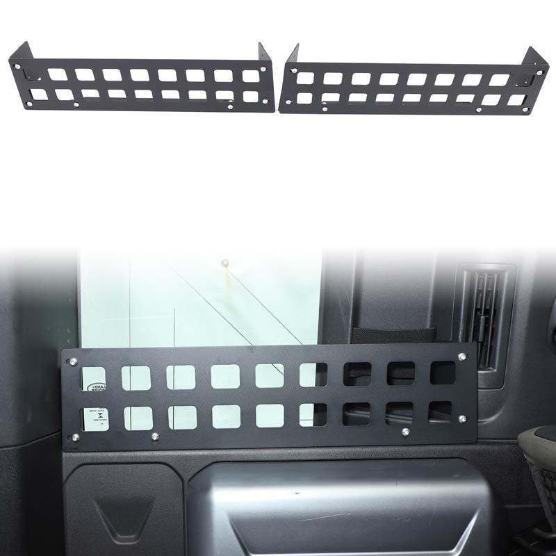 

Aluminum Alloy For 2020+ Land Rover Defender 110 L663 trunk side window storage fence trunk storage baffle car tool accessories чёрный