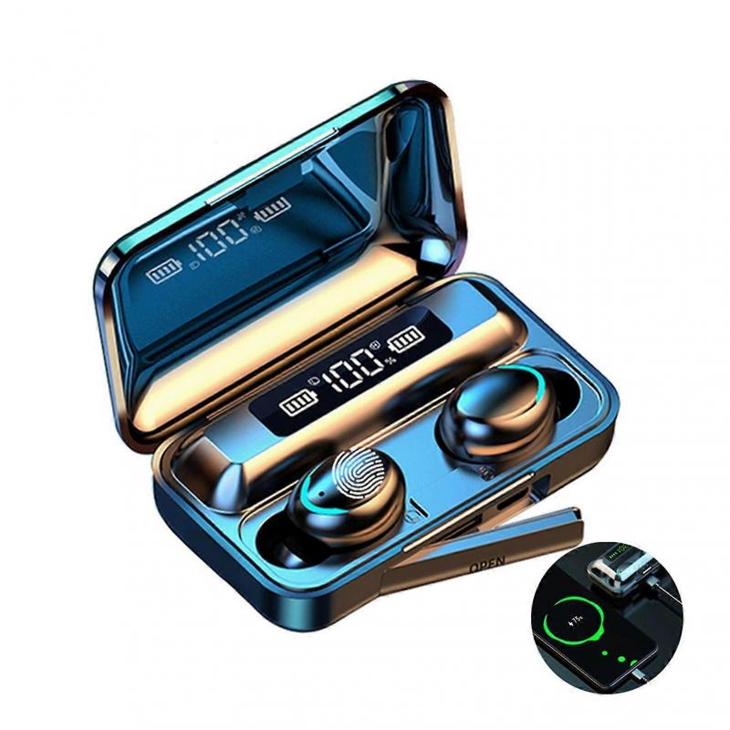 True Wireless Stereo Bt 5.0 Earphones Chargeable Stereo Sound Earbuds