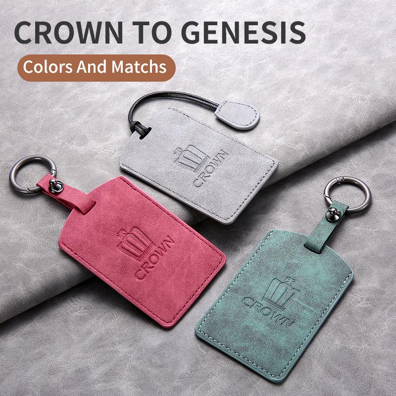 Toyota Crown and Vellfire Retro Key Cover, 12th-13th Gen Premium Holder