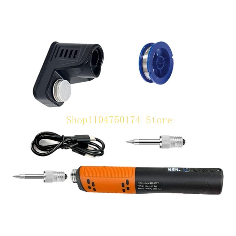 Cordless Soldering Iron With LED Temperature Display Stand Design USB Fast Charging For Electronics Repair Top Sale