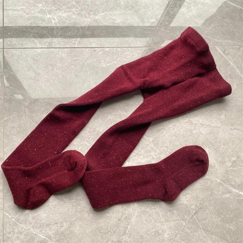Thick Wool Pantyhose Stockings Autumn and Winter Outer Wear Fashionable Leggings Warm Stockings Pantimedias De Mujer