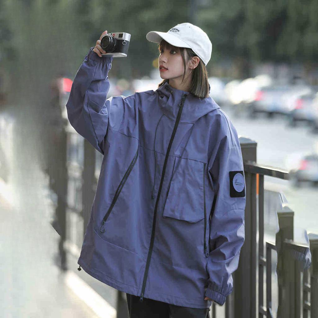 Suspense Jacket Waterproof and Windproof Men and Women Same Style Spring and Autumn New Work Jacket Couple