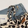 Leopard Tote Bag Large Capacity Bag Women's Shoulder Shopper Bag