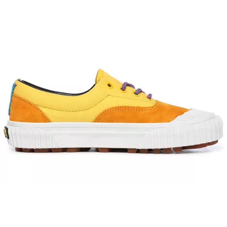 Vans Era Canvas Shock Absorbing Durable Lightweight Support Low Top Skate Shoes Unisex Sneaker Yellow White VN0A4UUE1UM