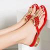 WTEMPO Flat Bottomed Flip Flops for Women's Outdoor Wear In The Summer of 2026, Featuring Fairy Feng Shui Diamonds and Oversized Beach Flip Flops