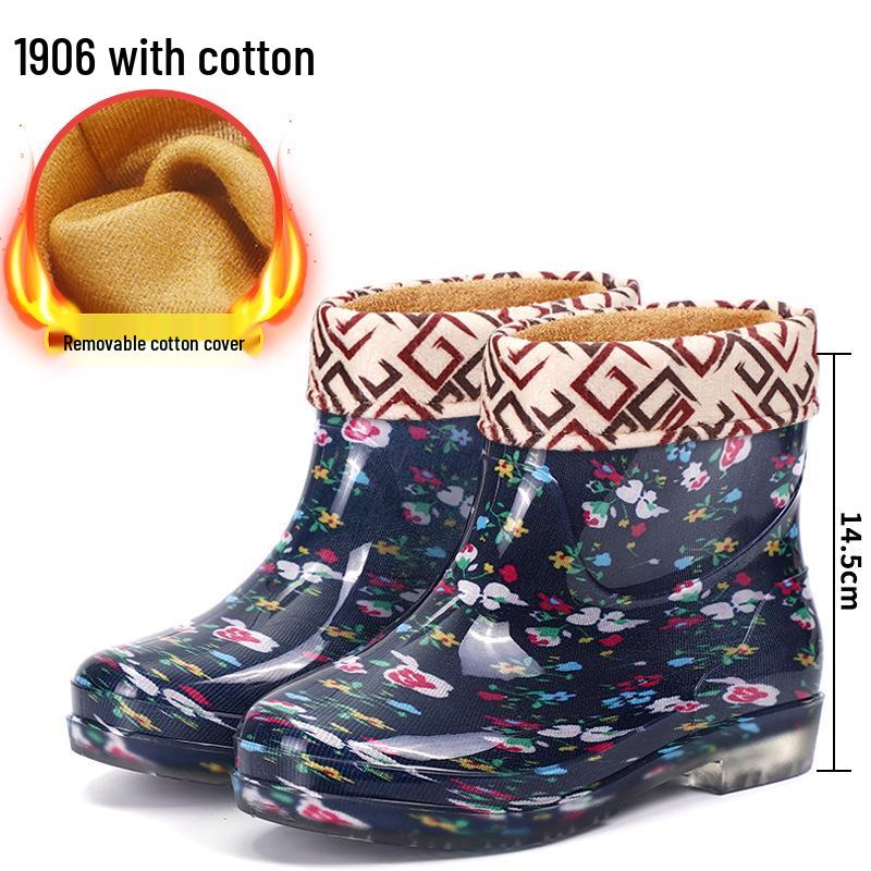 

Женские хрустальные износостойкие камуфляжные резиновые сапоги - Модная, нескользящая, всесезонная уличная обувь. 40