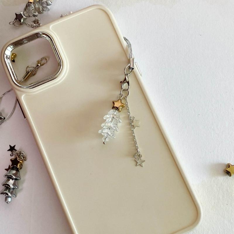Christmas Tree Phone Charm Trendy Phone Pendant Creative Bag Decoration Bag Pendant Perfect Gift for Fashion Individuals