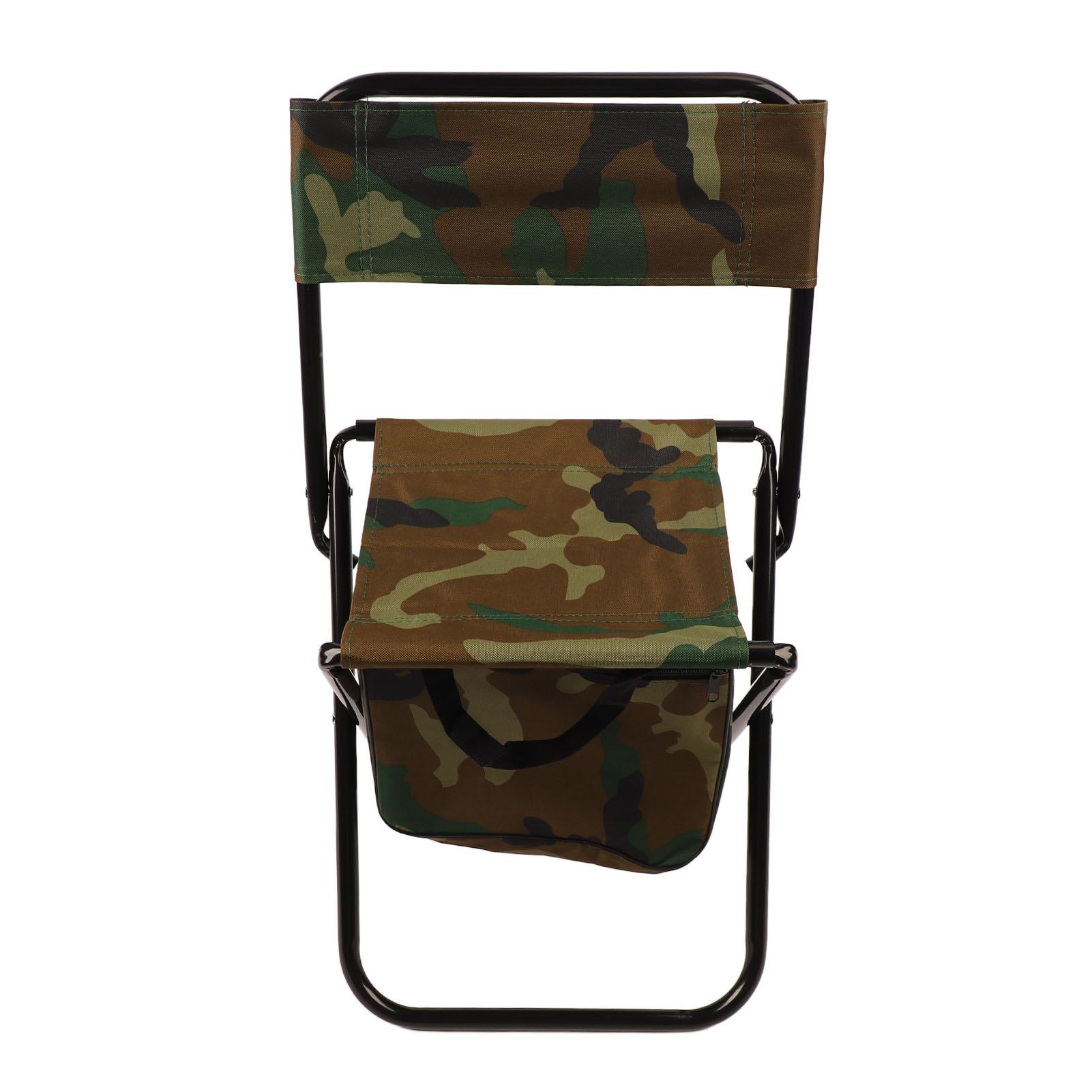 

Кемпінгове крісло Сталева труба Тканина Оксфорд Портативне Складне Крісло Табурет з Сумкою для Риболовлі Пікніка