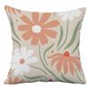Simple Flower Pattern Pillowcase Dormitory Decoration Office Living Room Sofa Home Pillowcase