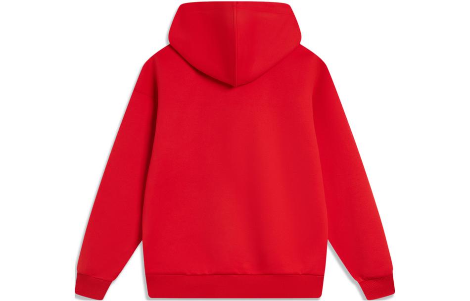 Li Ning Rijin Doujin Collection Sweatshirt Women's Vermilion AWDU032-9