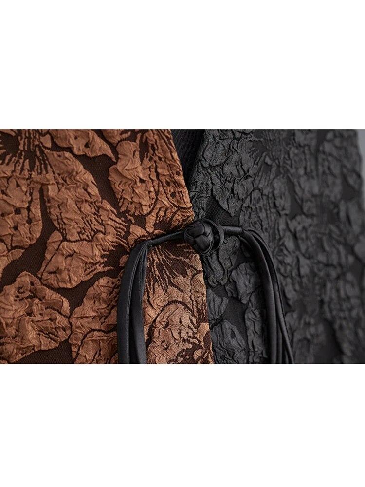 XITAO Винтажный комплект из двух предметов с цветочным принтом — фото 6