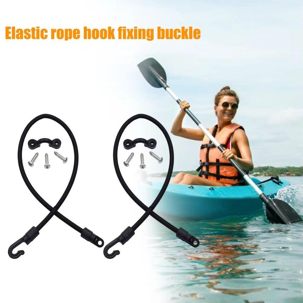 Adjustable Rod Tamer Holder Deck Mount Connector Kayak Fishing Rope Boat Fishing Strap Canoe Yacht