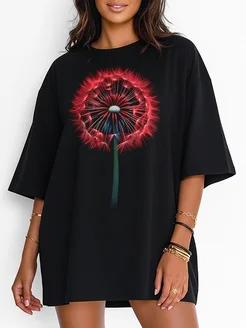 Оверсайз тишотка в стиле opium y2k L