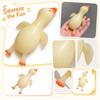 Squeeze Toy Duck Stress Relief Toy Temperature Sensitive Soft Squishy Animal Figure Sensory Fidget Toy for Adults and Kids Plastic Packaging Included