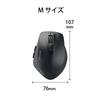 Buffalo Bluetooth BlueLED Premium Fit BSMBB505MRD Mouse, Medium, Red,