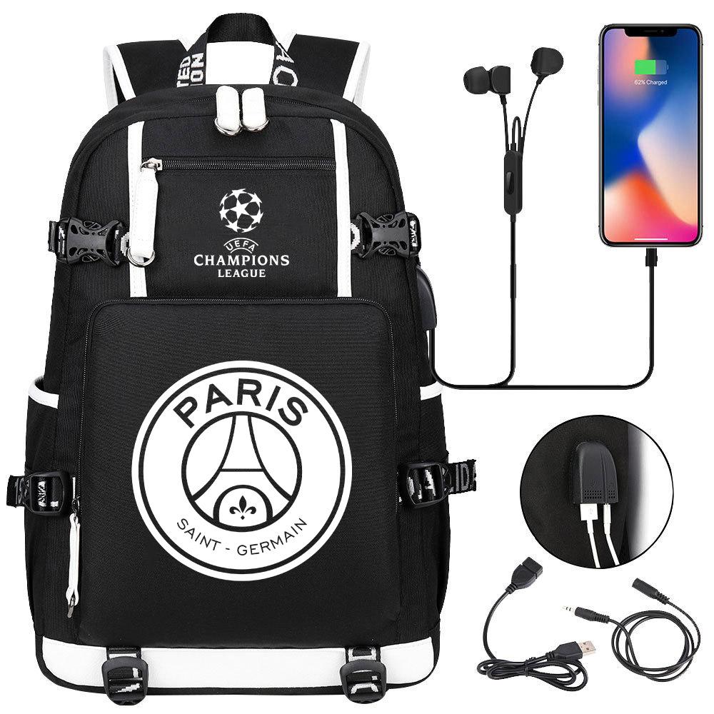 Large-Capacity General-Purpose Schoolbag Around The Football Club, Youth Trend Leisure Travel Bag