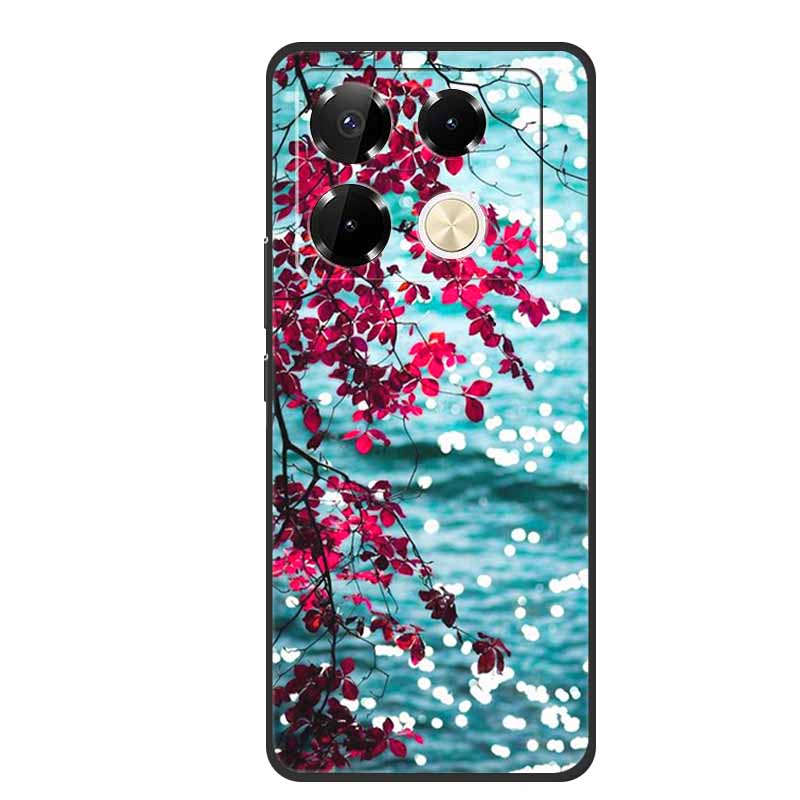 Case For Infinix Note 40 Pro 4G TPU Soft Silicone Back Cover for Infinix Note40 Phone Cases X6850 X6853 Original Colorful Capa
