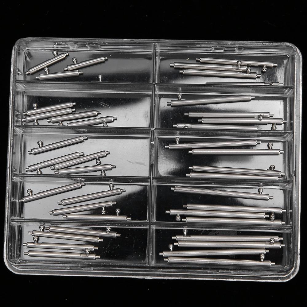 Silver Watch Strap Pins Multiple Sizes Watch Repair Tool Watchband Spring Bar Watch Repair Use