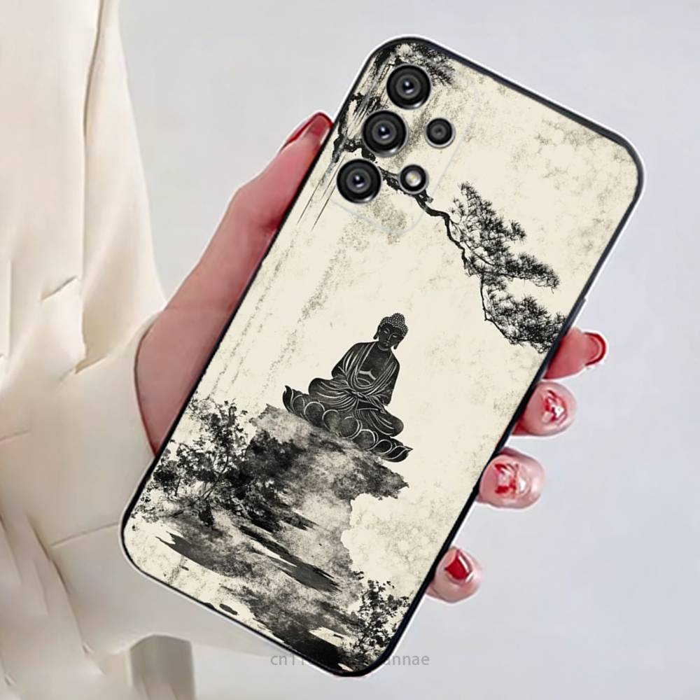 Shakyamuni Buddha Phone Case For Samsung Galaxy A54,34,24,73,53,52,52S,04S,04E,A72 Cover