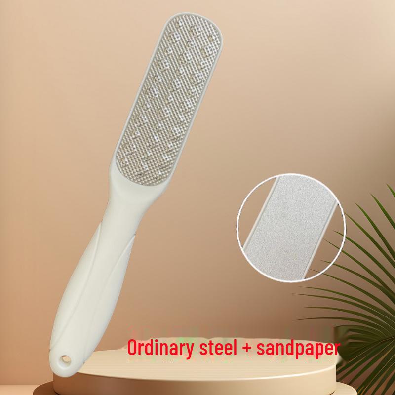 Stainless Steel Double-Sided Foot Grinding Stone for Pedicure
