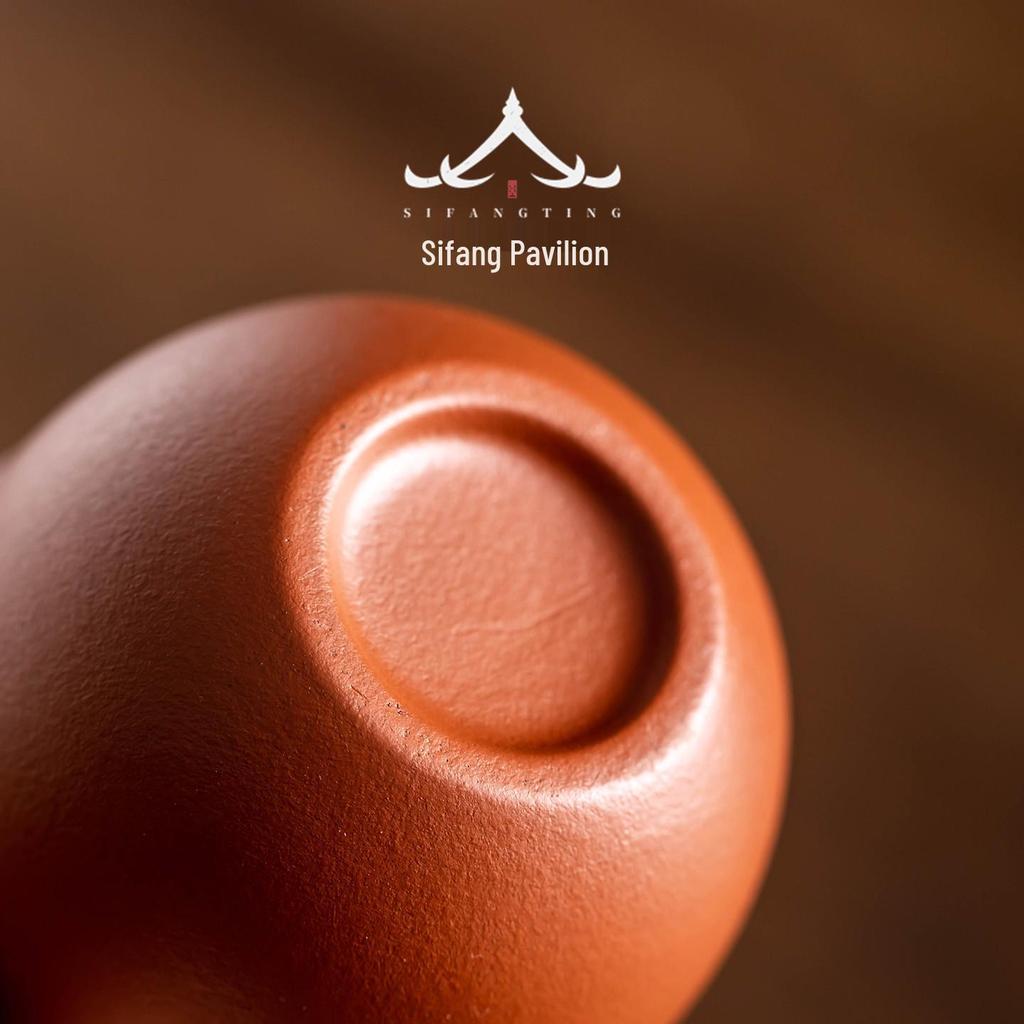 Da Hong Pao Yixing Zisha Master Tea Cup Set: Small Gongfu Tasting Cup with Gift Box for Personal Use