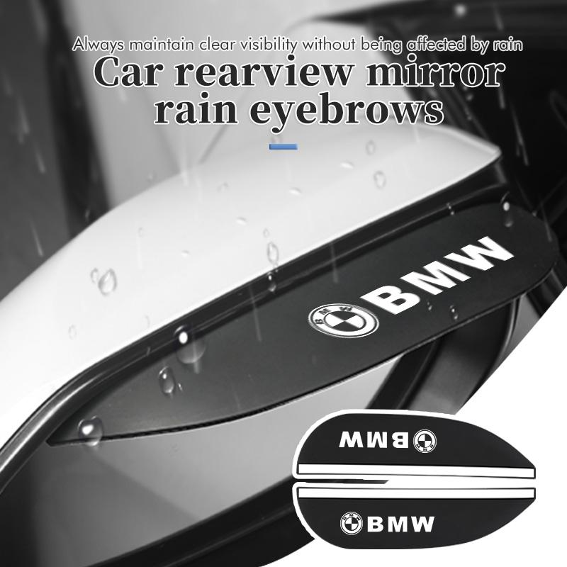2Pcs Car Rearview Mirror Rain Protector Waterproof Rain Eyebrow For BMW M Performance E36 E46 E60 E90 E91 E92 E93 F30 F20 Mkhr65