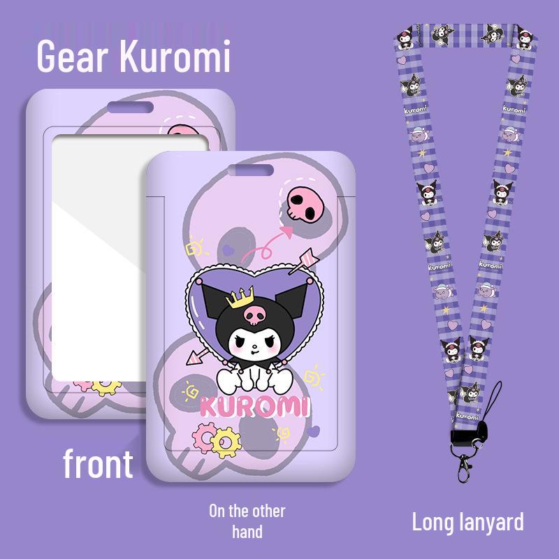 

Милый мультяшный держатель для студенческого ID с Куроми - Чехол для рабочего бейджа Sanrio