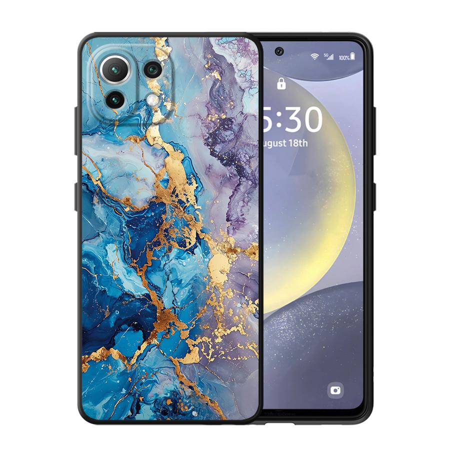 Farbige Marmor Hülle für Xiaomi Mi 11T 11 15 Pro 10T 13 Lite 12X 14 12T Pro 12 Funda Handyhülle