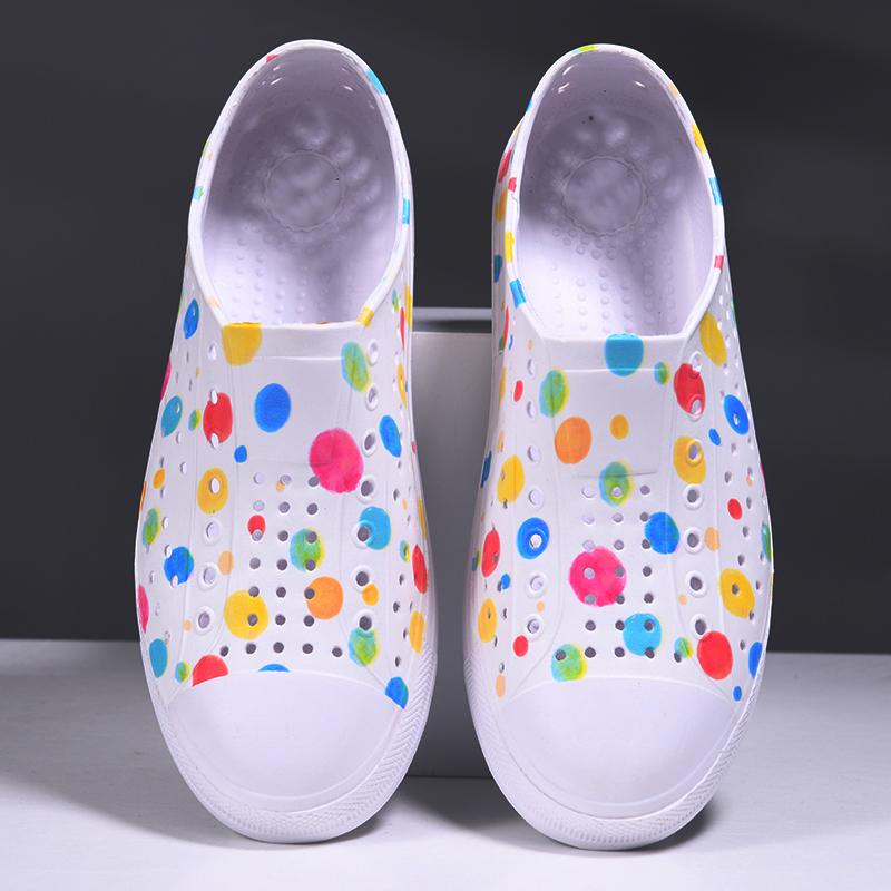 EVA Beach Summer Sandal Holey Shoe Kid Boy Girl Garden Cave Shoe Child Sandal Women Garden Sandal Graffiti Casual Outdoor Shoe