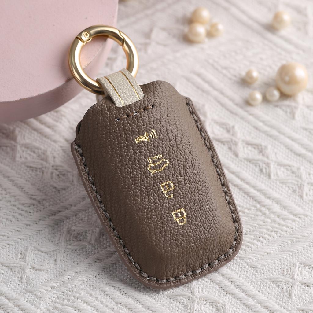 Customized Car Key Cover Is Suitable for Old Kia High-end Leather Pure Hand-stitched Key Protection Shell Buckle