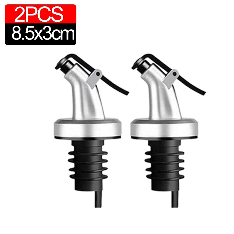 

6 шт. Пробка-колпачок для бутылки масла, Пищевая резиновая уплотнительная пробка, Диспенсер для ликера, Распылитель, Лейка для вина, Насадка для соуса, Запирающая пробка, Кухонный инструмент 2PCS