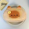 Adorable School Supplies Pouch Siamese Cat Plush Pencil Case Large Capacity Fluffy Pen