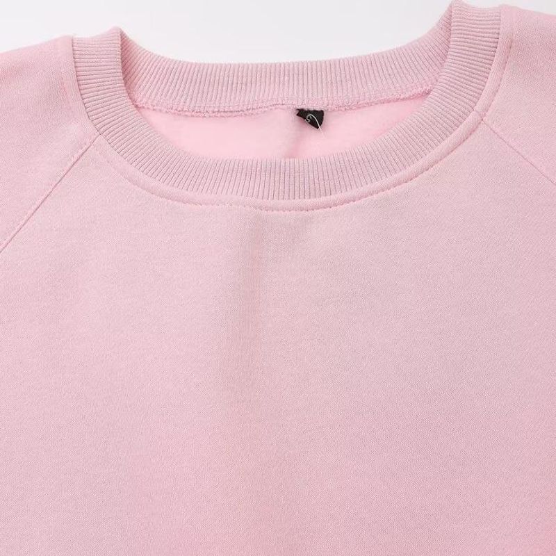 Kaslead New Arrival Women's Fashion Style Basic Flannel Sweatshirt Casual Pants 8417800 8417801