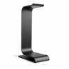 Black Headphone Stand, Minimalist Japandi Desk Holder