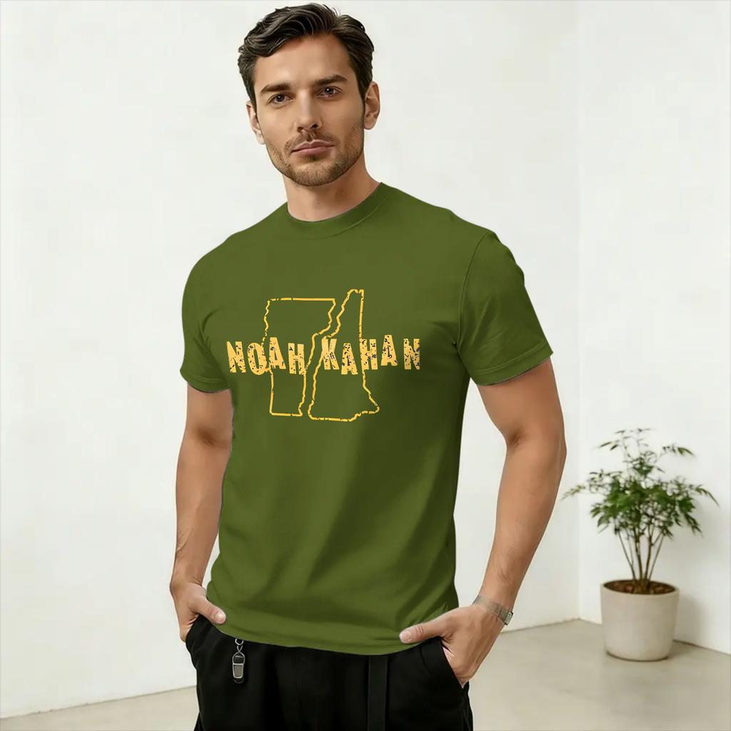 Noahs Kahans Art Bootleg Merch TShirt Summer Cotton T Shirts For Unisexs Trendy Cool Pattern Tshirt Short Sleeve Aesthetic Tees