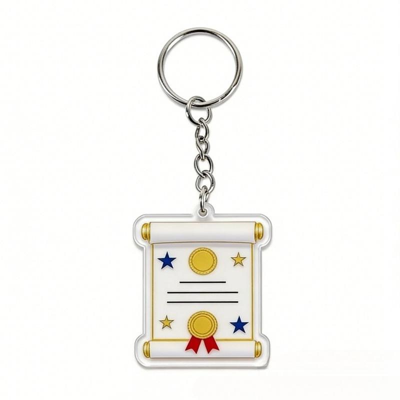 2026 Graduation Ceremony Doctoral Hat Bag Keychain Graduation Lovely Enamel Graduation Cap Keychain Commemorative Souvenir Gift