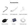 Portable 3-In-1Mini Oxygen Pump With Air Stone Tube Sensing Usb Charging Automatic Water Pump Led Lighting For Outdoor Fishing