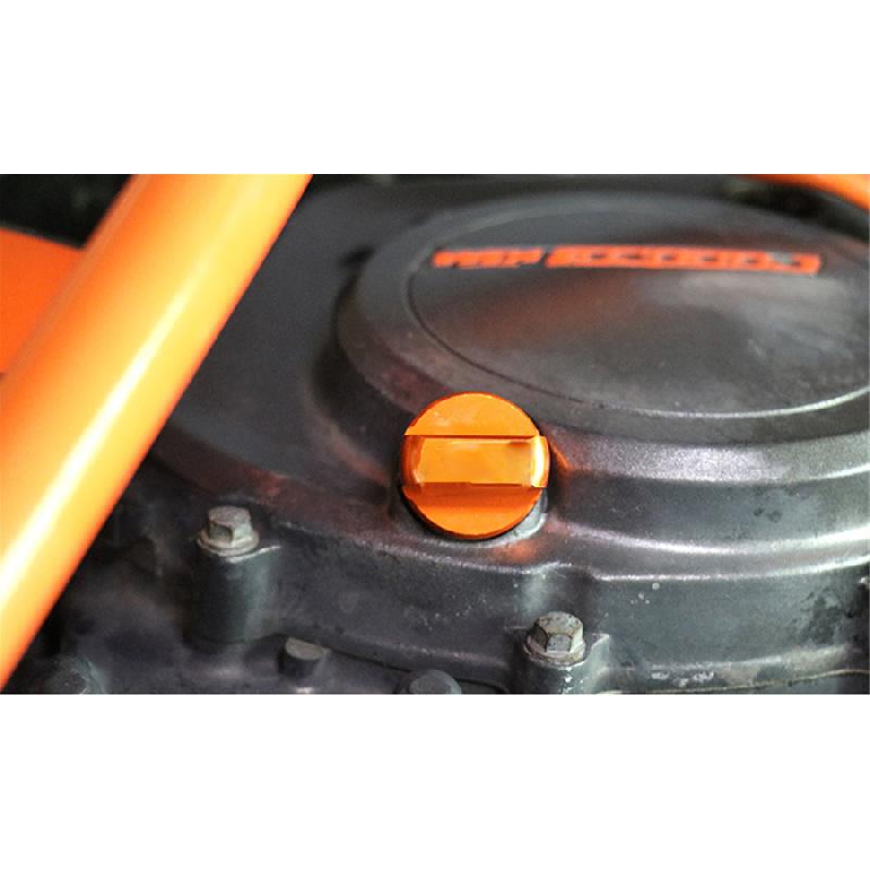 New Orange Motorcycle Engine Magnetic Oil Drain Plug CNC Aluminum for DUKE 390 2013-2018, DUKE 125/200, Duke 250 2017 2018