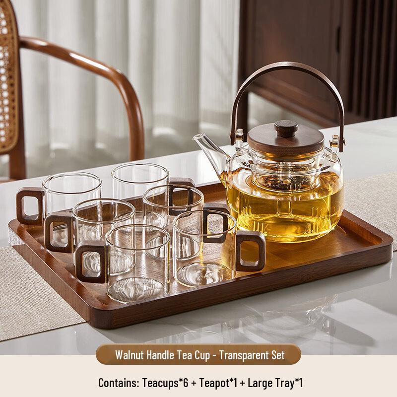 Jingbaodi Glass Teacup Set