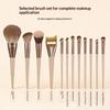 12/15Pcs Makeup Brush Set Foundation Concealer Powder Eyeshadow Blush Brush Women Cosmetic Soft Beauty Tool For Face