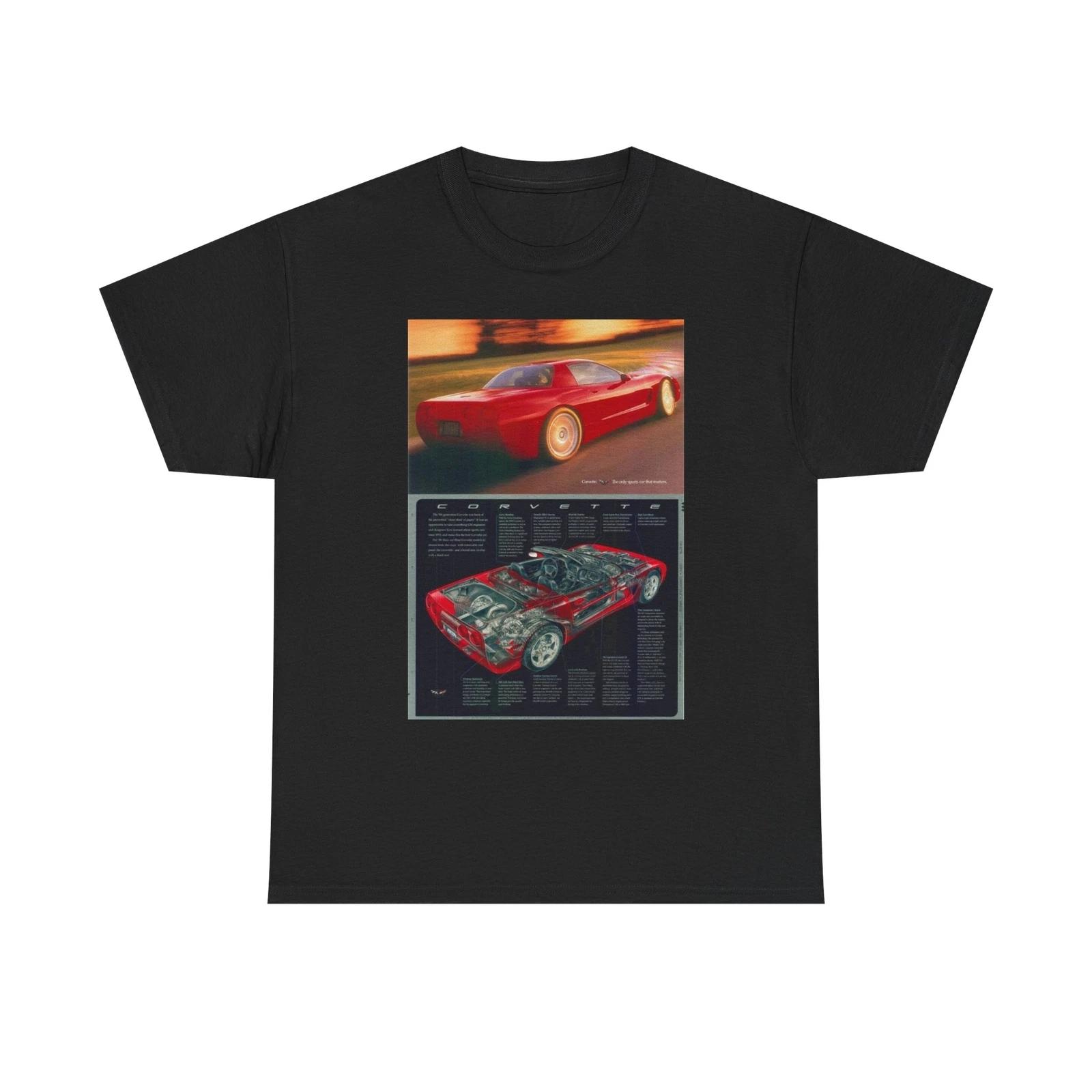 Men s and Women s T-shirts Corvette Graphic XXL