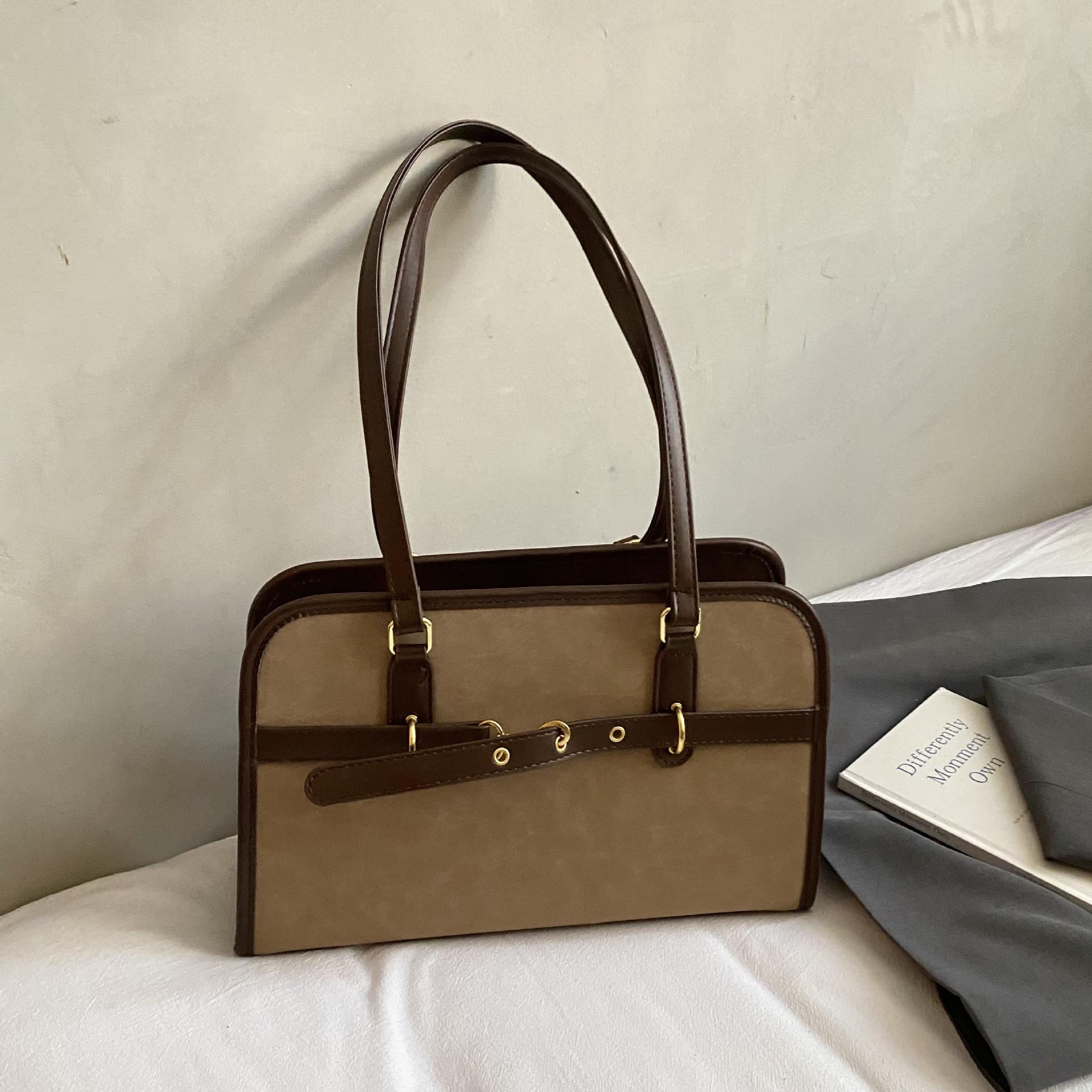 

Ретро женский рюкзак-портфель через плечо большой вместимости - Коллекция Осень 2025