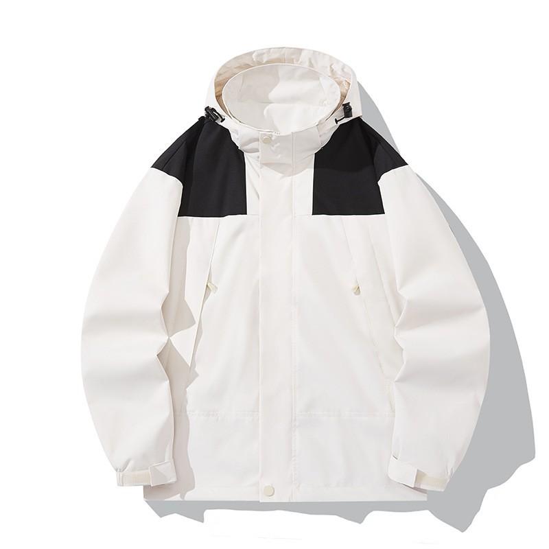 3-in-1 Waterproof Windproof Outdoor Jacket With Removable Hood Fleece Liner Men Women Winter Hiking Climbing