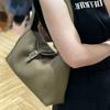 Large Capacity Top-Grain Leather Tote Bag Women Soft Structured Shoulder With Zip Daily Commute Casual Use