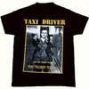 MenS Taxi Driver Movie Graphic TShirt Black Vintage Film Tee Are You Talking To Me Quote Gun Art Design Casual AllSeason